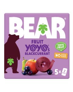 BEAR - Blackcurrant Fruit Yoyos Pack - 6 x 100g