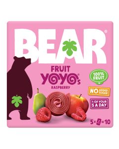 BEAR - Raspberry Fruit Yoyos Pack - 6 x 100g