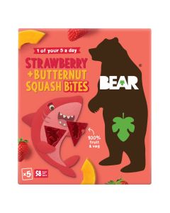 BEAR - Strawberry & Butternut Squash Bites - 4 x 72g