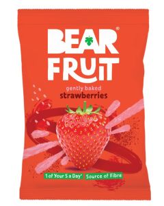 BEAR Fruit - Gently Baked Strawberries - 14 x 35g