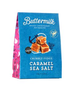 Buttermilk - Caramel Sea Salt Crumbly Fudge - 6 x 150g