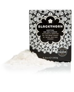 Blackthorn Salt - Organic 100% Natural Scottish Sea Salt Flakes - 12 x 240g