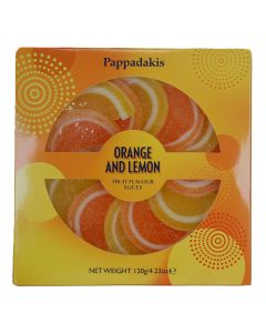 Pappadakis - Orange & Lemon Jelly Slices - 12 x 120g