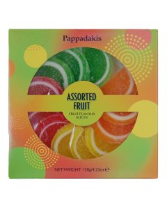 Pappadakis - Assorted Fruit Jelly Slices - 12 x 120g