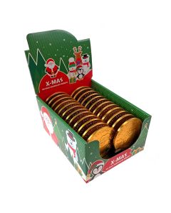Steenland - Milk Chocolate 75mm Christmas Gold Coin - 24 x 23g