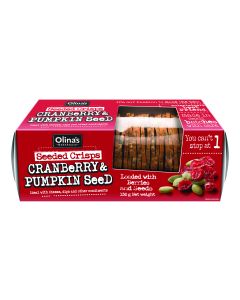 Olina's Bakehouse - Cranberry & Pumpkin Seeded Toasts - 12 x 100g