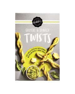 Ardens - Gruyere & Spinach Twists - 10 x 100g