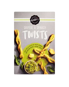 Ardens - Gruyere & Spinach Twists - 10 x 100g