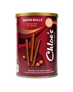 Chloes - Hazelnut & Cocoa Wafer Rolls in Tin - 5 x 400g
