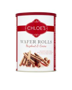 Chloes - Hazelnut & Cocoa Wafer Rolls in Tin - 5 x 400g