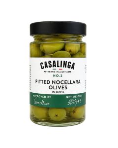 Casalinga - Pitted Nocellara of Castelvetrano Olives in Brine - 6 x 300g