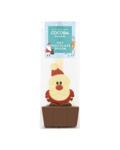 Cocoba - Christmas Santa Milk Hot Chocolate Spoon - 12 x 50g