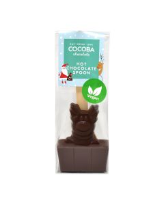 Cocoba - Vegan Santa Hot Chocolate Spoon - 12 x 50g