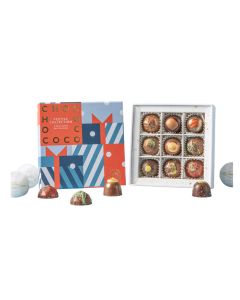 Chococo - Festive 9 Piece Selection Box - 12 x 90g