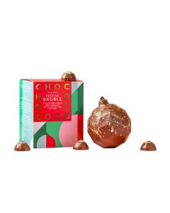 Chococo - 47% Colombian Milk Chocolate Bauble filled with Orange Gems - 6 x 150g