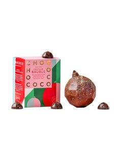Chococo - 47% Colombian Milk Chocolate Bauble filled with Salted Caramel Gems - 6 x 150g