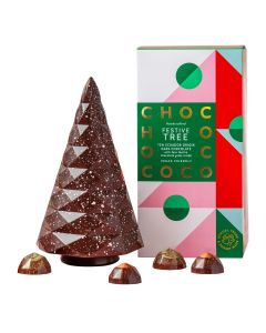 Chococo - 72% Ecuador Dark Chocolate Tree filled with 4 Chocolates - 6 x 200g