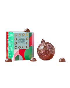Chococo - 43% Oatm!lk Chocolate Bauble filled with Honeycombe Gems - 6 x 150g