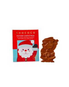 Chococo - 47% Milk Chocolate Santa Shape - 12 x 65g
