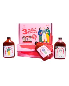 Chimac - 3 Bottle Gift Box (1 x Sriracha Caramel Sauce, 1 x Korean Hot Sauce, 1 x Korean BBQ Sauce) - 3 x 1050ml