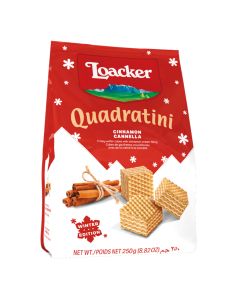 Loacker - Cinnamon Quadratini - 18 x 250g