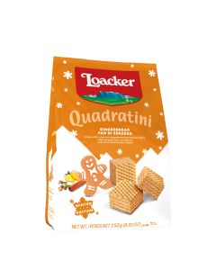 Loacker - Gingerbread Quadratini - 18 x 250g