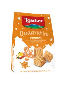 Loacker - Gingerbread Quadratini - 18 x 250g