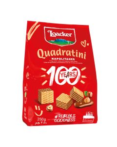 Loacker - Hazelnut Quadratini - 18 x 250g