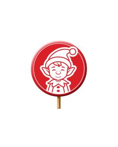 Natural Candy Shop - Cheeky Elf Large Strawberry Lolly - 24 x 65g