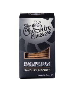 Cheshire Cheese - Black Bob Extra Mature Cheddar Cheese Biscuits - 12 x 160g