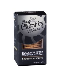 Cheshire Cheese Company - Black Bob Extra Mature Cheddar Cheese Biscuits - 12 x 140g