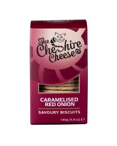 Cheshire Cheese - Caramelised Red Onion Biscuits for Cheese - 12 x 160g