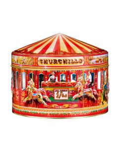 Churchill's Confectionery Ltd - Carousel Tin with Petticoat Tails Shortbread - 12 x 225g