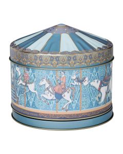 Churchill's Confectionery - Musical Winter Carousel Tin with Shortbread - 12 x 150g