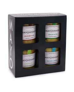 Charlie & Ivy's - Mayonnaise Gift Box (1 x Mustard & Ale, 1 x Lemon & Dill, 1 x Chilli & Lime, 1 x Smoked Garlic) - 4 x 560g
