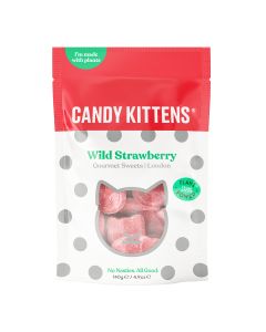 Candy Kittens - Wild Strawberry Pouch - 10 x 140g