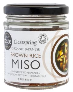 Clearspring - Organic Brown Rice Miso Soup in Jar (Unpasteurised) - 6 x 150g