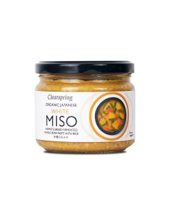 Clearspring - Organic Japanese White Miso in Jar (Unpasteurised) - 6 x 270g