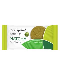 Clearspring - Organic Matcha Organic Oat Biscuits in SRP - 12 x 40g
