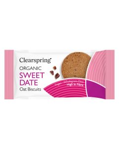 Clearspring - Organic Sweet Date Organic Oat Biscuits in SRP - 12 x 40g