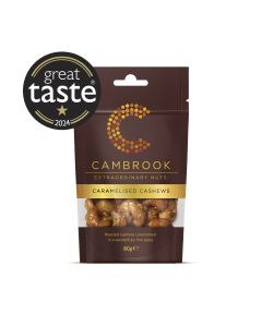 Cambrook - Caramelised Cashews  - 9 x 80g