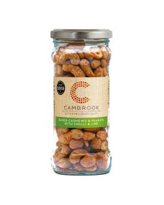 Cambrook - Baked Cashews & Peanuts with Chilli & Lime Jar - 6 x 170g