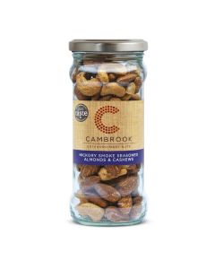 Cambrook - Jar of Baked Hickory Smoked Seasoned Almonds & Cashews  - 6 x 180g