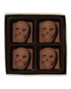 Choc on Choc - Mini Milk Chocolate Skulls - 6 x 35g