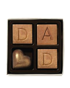 Choc on Choc - Mini Dad Chocolate Gift - 6 x 45g