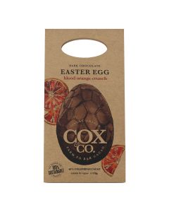 Cox&Co. - 60% Blood Orange Crunch Dark Chocolate Egg - 6 x 155g