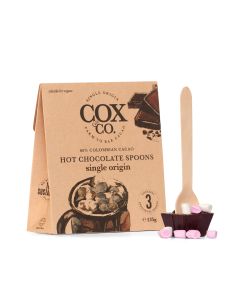 Cox&Co. - 60% Dark Hot Chocolate Spoons Trio - 6 x 135g