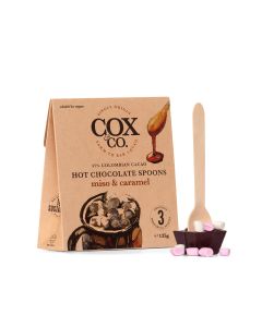 Cox&Co. - 47% Miso & Caramel Hot Chocolate Spoons Trio - 6 x 135g