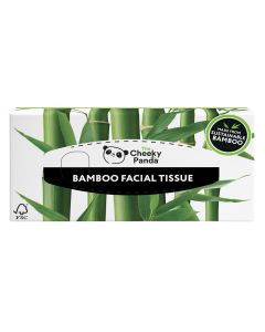 The Cheeky Panda - 3ply 80 Sheets Facial Tissue Flat Box - 12 x 180g