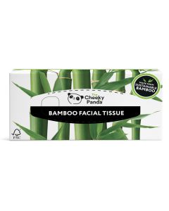 The Cheeky Panda - 3ply 80 Sheets Facial Tissue Flat Box - 12 x 180g